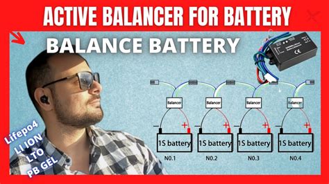 Bilanciatore Attivo Bms Per Pacchi Batterie Litio Ioni Lifepo Piombo