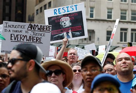 Protestaron En Todo Estados Unidos Para Exigirle A Trump Fin De La