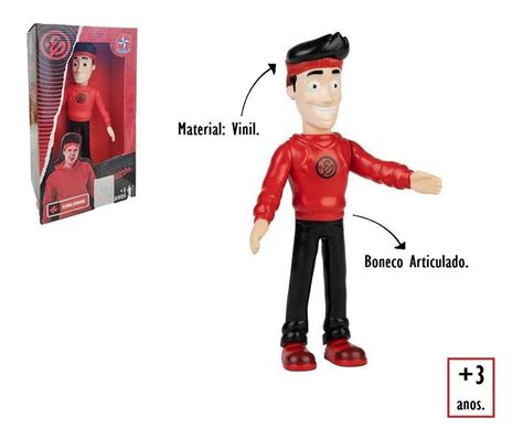 Boneco Articulado Em Vinil C 20cm Enaldinho Estrela Youtuber