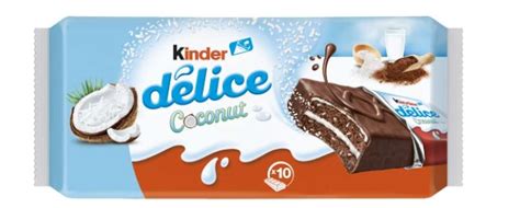 Gâteau coconut 10 pièces Kinder Délice 370 g La Belle Vie