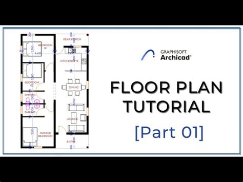 Archicad Floor Plan Tutorial Part Youtube