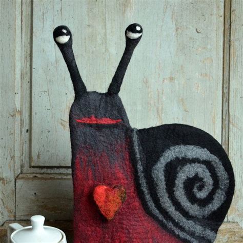 Tea Cozy Felted Snail Cozy French Teapot Cosy Tea Cosy Teapot Etsy