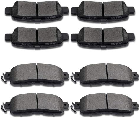 Amazon Ceramic Brake Pads Kits Scitoo Pcs Brakes Pads Set Fit For