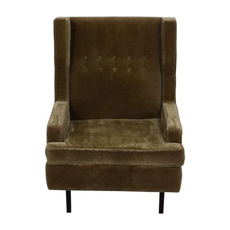 90% OFF - Jonathan Adler Jonathan Adler Mohair Chair / Chairs