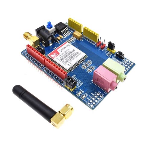 Sim Of Simcom Quad Band Gsm Gprs Shield Development Board Antenna