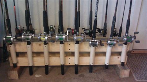 Garage rod holder | Catfishing | Texas Fishing Forum | Fishing rod ...