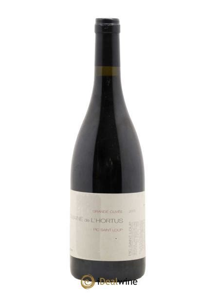 Acheter Coteaux Du Languedoc Pic Saint Loup Domaine De L Hortus Grande