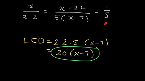 Solving Rational Equations Algebra Youtube