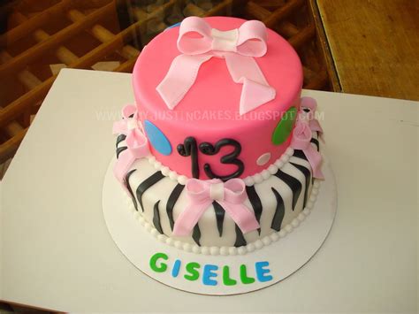 Just in Cakes: 13 Year Old Girl Birthday Cake