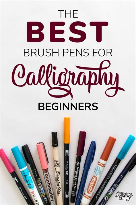 10 Best Brush Pens For Calligraphy Beginners Artofit