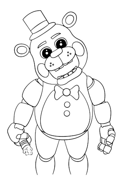 Disegni Di Five Nights At Freddy S Da Colorare Stampa Gratuitamente