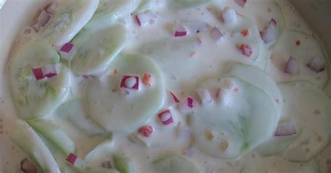 Sour Cream Cucumber Salad | Just A Pinch Recipes