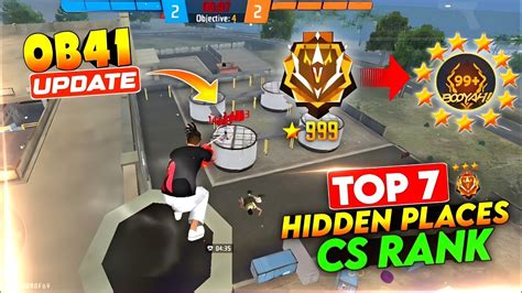 Top 7 Hidden Places In Cs Rank Cs Rank Push Tips And Tricks Ob41