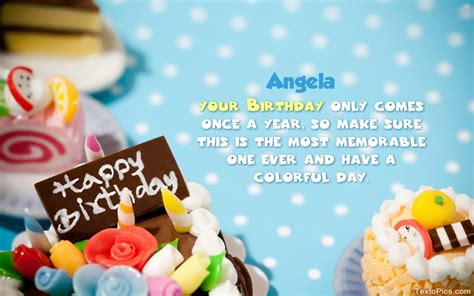 Happy Birthday Angela Pictures Congratulations