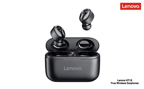 Lenovo Ht18 Hifi Tws Earbuds Bt 50 Noise Reduction Sys 4 Hours