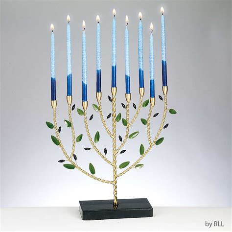 Hanukkah Ts Olive Branch Tree Of Life Menorah