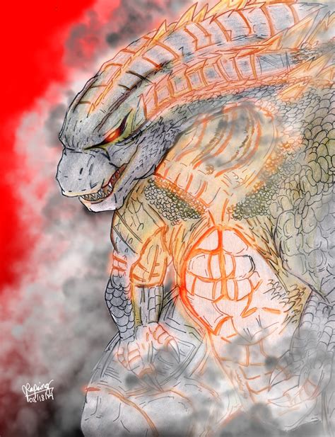 Burning Godzilla Legendary Era By Avgk04 On Deviantart