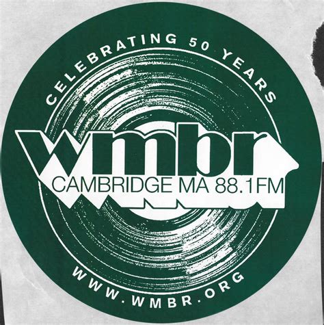 radio sticker   day wmbr