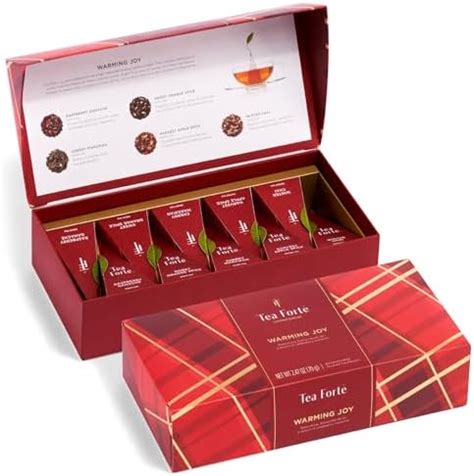 Amazon Tea Forte Warming Joy Gift Set Holiday Spice Tea Sampler