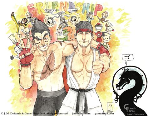 Sf X Tekken Friendship By Jmdesantis On Deviantart