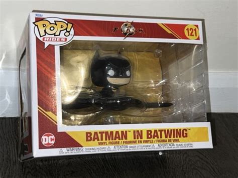 Funko Pop DC Heroes Rides The Flash Batman In Batwing 121 121 Vinyl