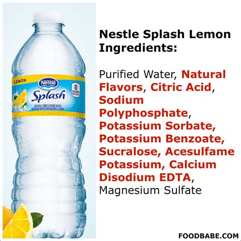 Nestle Pure Life Flavored Water Nutrition Facts | Besto Blog