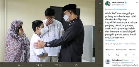 Belum Usai Duka Yang Satu Anies Baswedan Kembali Sampaikan Duka Lain