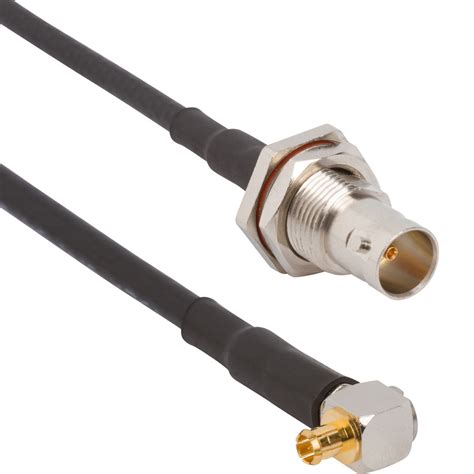 Amphenol Rf M Rf Cable Bnc Straight Bulkhead Jack To Mcx