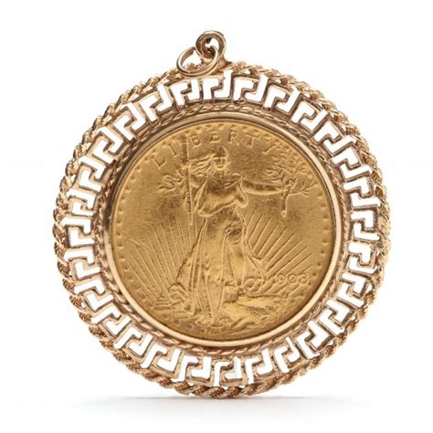 Gold Coin Pendant (Lot 1004 - Important Spring AuctionMar 2, 2019, 10:00am)