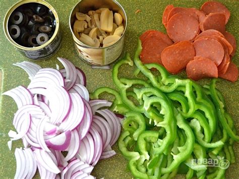 Лепешки с начинкой для пиццы - пошаговый рецепт с фото на Повар.ру