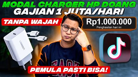 KOK BISA MODAL CHARGER HP GAJIAN 1 JUTA PERHARI PEMULA JUGA BISA