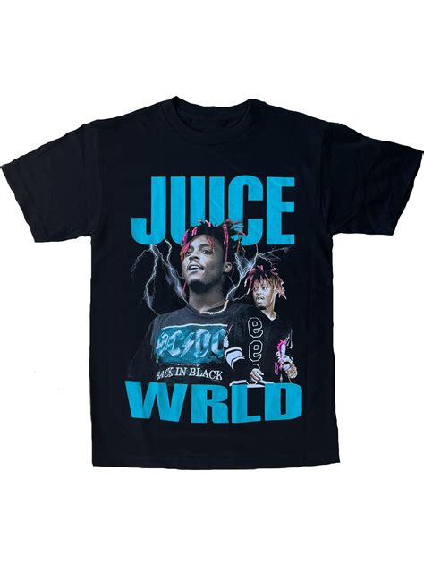 Juice Wrld Back In Black Graphic Tee1