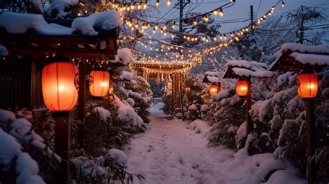 Premium Photo | Kamakura festival in Akita japan Snow festival Ai ...