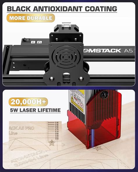 ATOMSTACK A5 Pro Commercial Laser Engraver 5W Output Power Laser