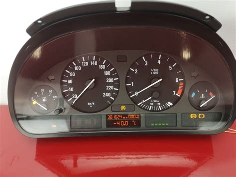 BMW E39 EURO 240 Petrol Speedometer Instrument Cluster 18 EBay