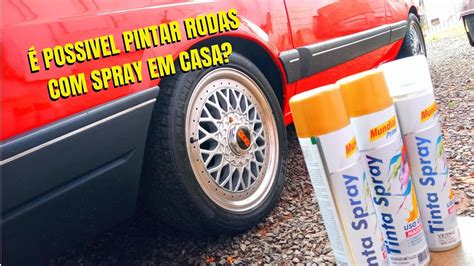 Como pintar rodas spray em casa Faça você mesmo YouTube