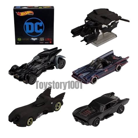 Ready Stock Hot Wheels DC Batman Box Set TV Series Batmobile Justice