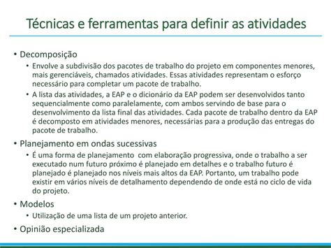 PPT Gerenciamento Do Tempo Do Projeto PowerPoint Presentation Free