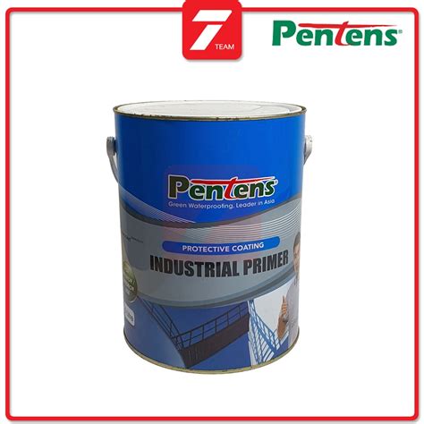 Pentens 701 White Undercoat Paint Primer Metal Wood High Gloss Paint Cat Besi Cat