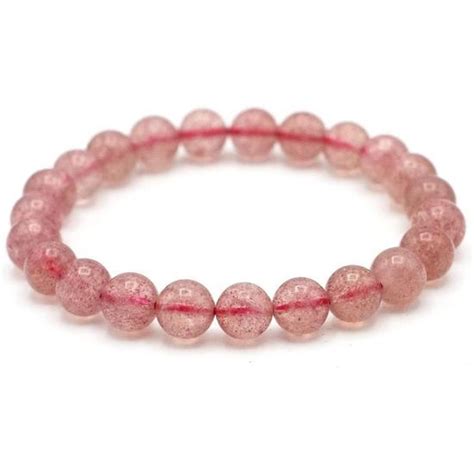 Miracles Min Raux Bracelet Perle Ronde Mm Pierre Naturelle Cr Ation