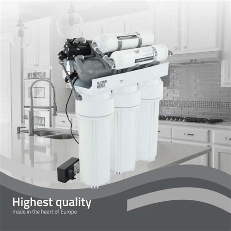 Platinum Wasser ULTRA 6 reverse osmosis system filter with pump - Eco ...