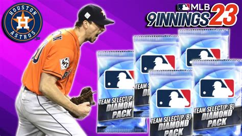 MLB 9 Innings 23 TEAM DIAMOND PACKS AMAZING SKILLS YouTube