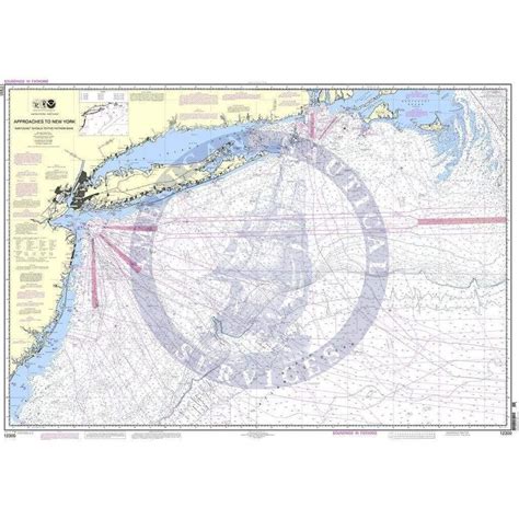 Noaa Nautical Chart 12300 Approaches To New York Nantucket Shoals To