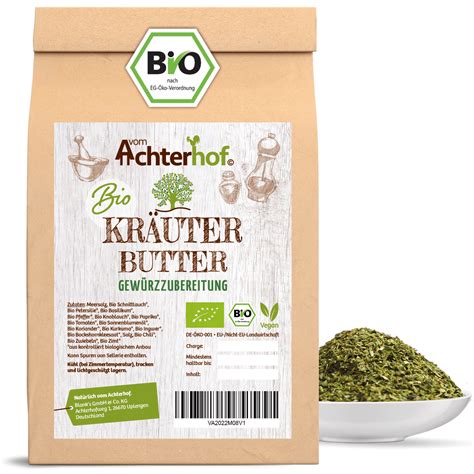 Kräuterbutter Gewürzzubereitung Bio 100g