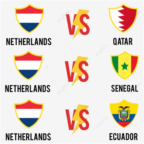 Netherlands Vs Ecuador Senegal Qatar Match Vector Design Fifa World Fifa Qatar Fifa 2022 Png