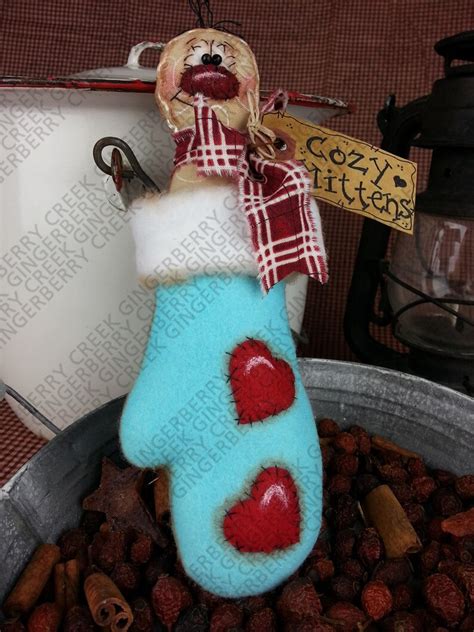 E-pattern Cozy Gingerbread Hugs Pattern 124 Primitive - Etsy