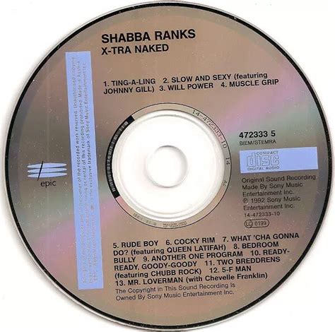 SHABBA RANKS X Tra Naked CD Album EUR 19 62 PicClick FR