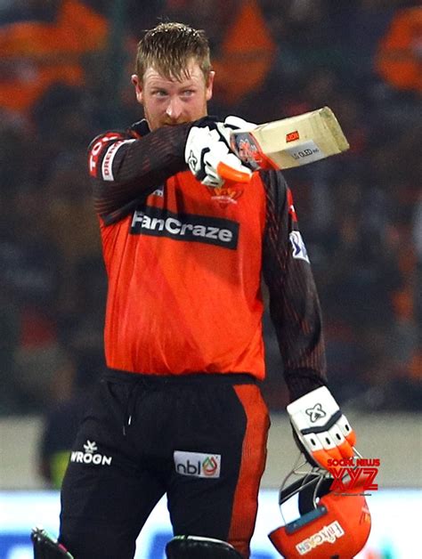 Hyderabad Srhs Batsman Heinrich Klaasen Celebrates His Century