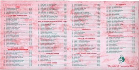 Menu At Tasty House Chinese Food Takeaway Fast Food Eastleigh