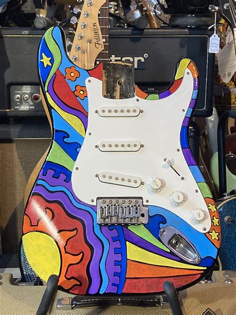 Unknown Loaded Strat Style Body Doublecut Handpainted Reverb